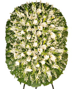 Coroa de Flores Luxo Diamante Dupla