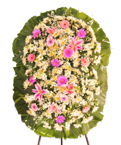 Coroa de Flores Dupla Super Luxo Rubi