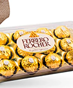 Alternative view of kit Arranjo 3 Lindas Rosas e Ferrero Rocher