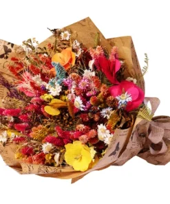 Mega Buquê de Flores Secas Coloridas