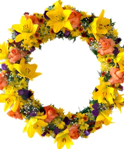 Arco de flores Premium Ouro