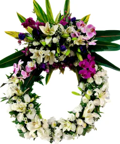 Arco de flores Premium Platina