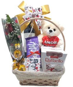 Cesta Urso apaixonado